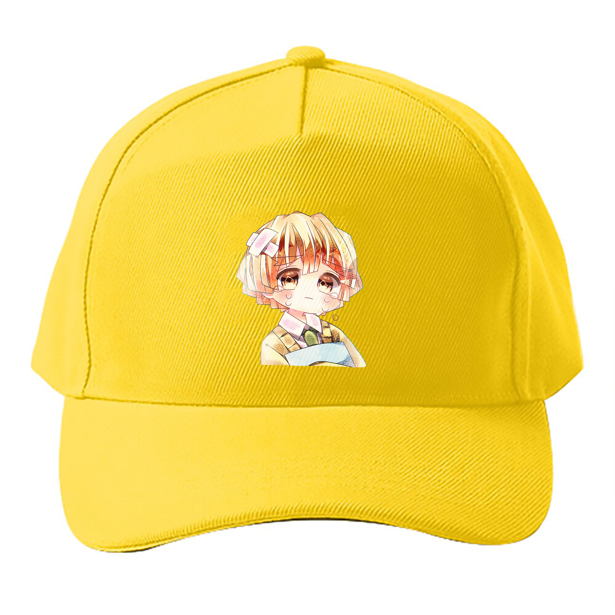 （画像用） 鬼滅の刃（きめつのやいば）我妻 善逸／あがつま ぜんいつ Agatsuma Zenitsu ベースボールキャップ 綿100％ 男女兼用 帽子 スポーツ